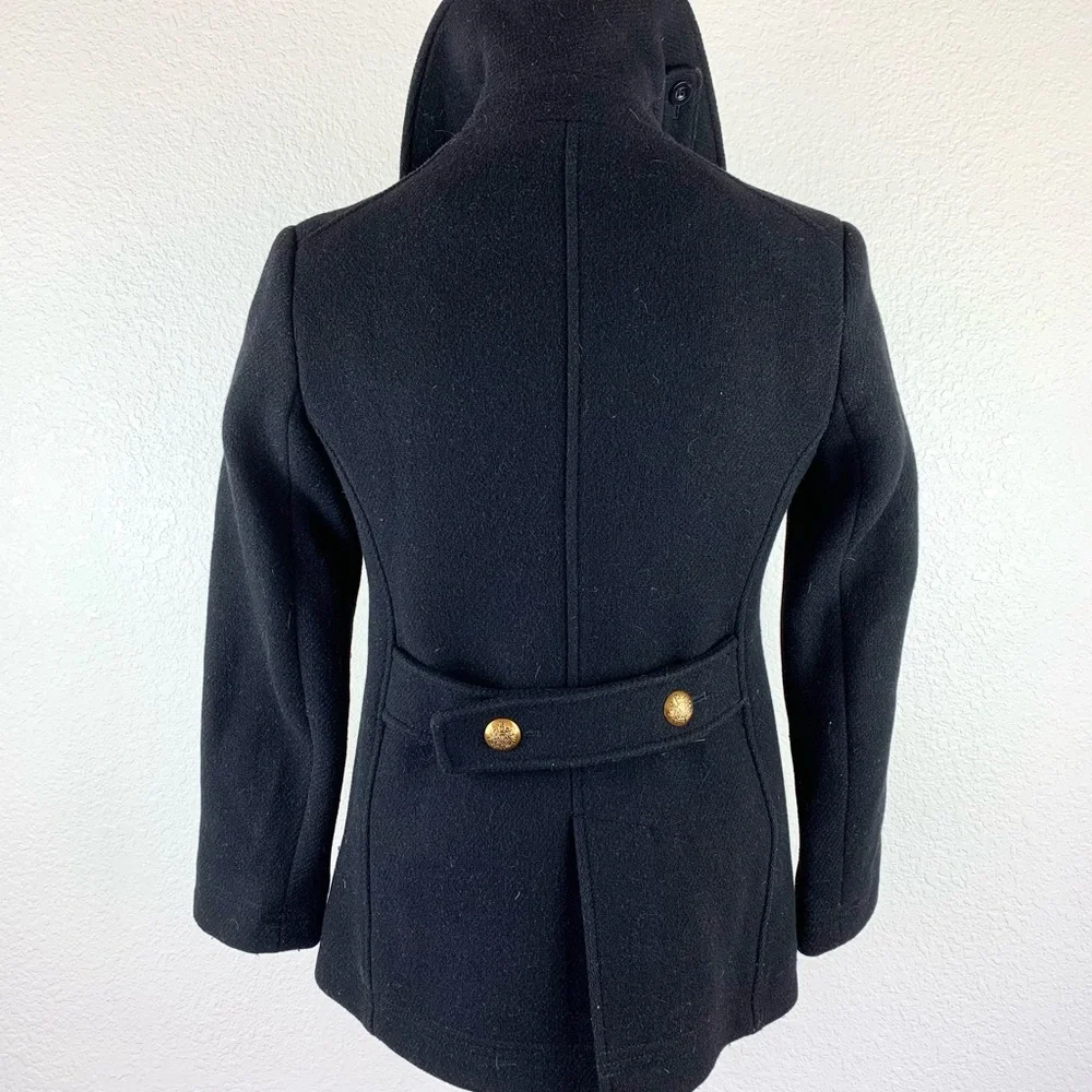 J. CREW Nello Gori short pea coat size 00P - Picture 5 of 5